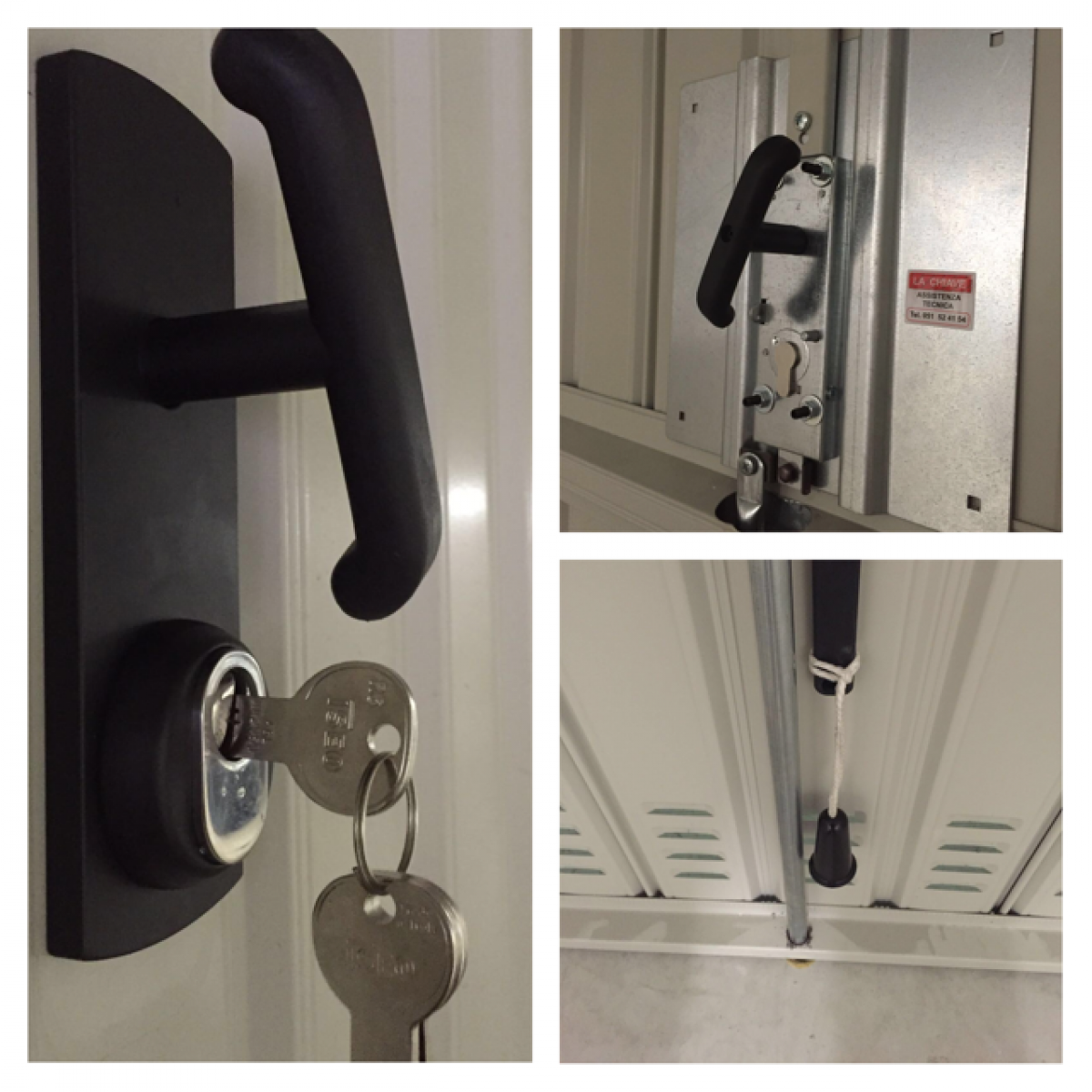 KIT DBASC - Serratura di sicurezza per porta basculante garage